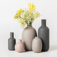 Modern Home Decor Glass Vase Minimalism Living Room Decoration Accessories Vase Decoration Household Flower Vases Gifts