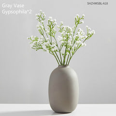 Modern Home Decor Glass Vase Minimalism Living Room Decoration Accessories Vase Decoration Household Flower Vases Gifts