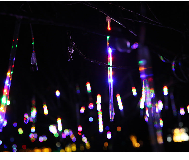 Solar LED Meteor Shower Light Holiday String Light Waterproof Fairy Garden Decor Outdoor Led Street Garland Christmas Decoration