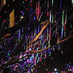 Solar LED Meteor Shower Light Holiday String Light Waterproof Fairy Garden Decor Outdoor Led Street Garland Christmas Decoration