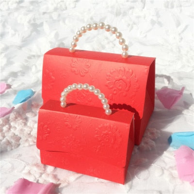 Qfdian 20pcs/lot Portable Party Wedding Favor Candy Boxes Baby Shower Gift Bag DIY creative candy box Romantic mariage